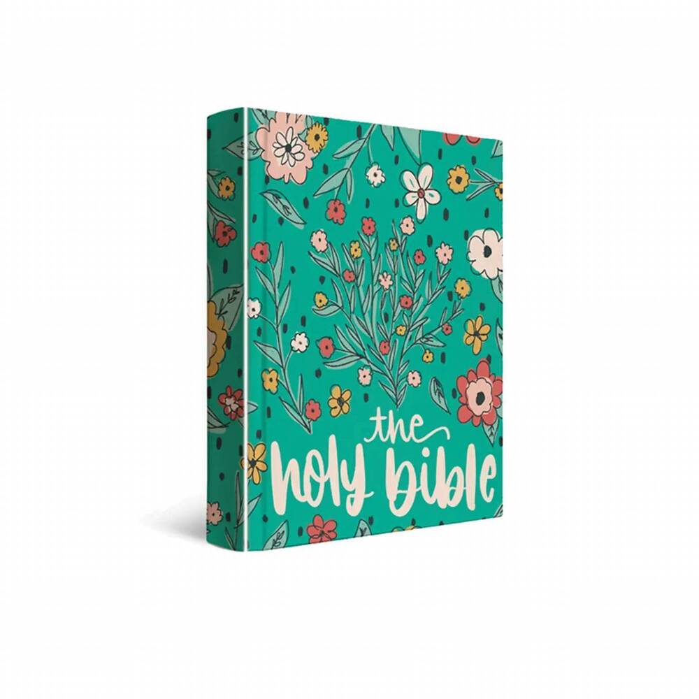 NEW KINGFOLK CO summer floral esv journaling bible in green